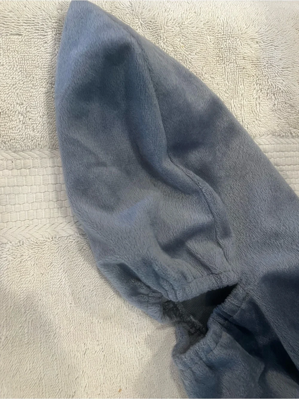 Plush Shark Onesie - Light Gray & White - Picture 7 of 15